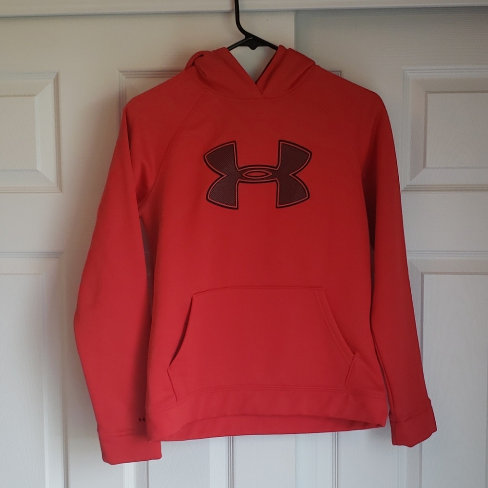 Under armour YLG hooded jacket  unisex used